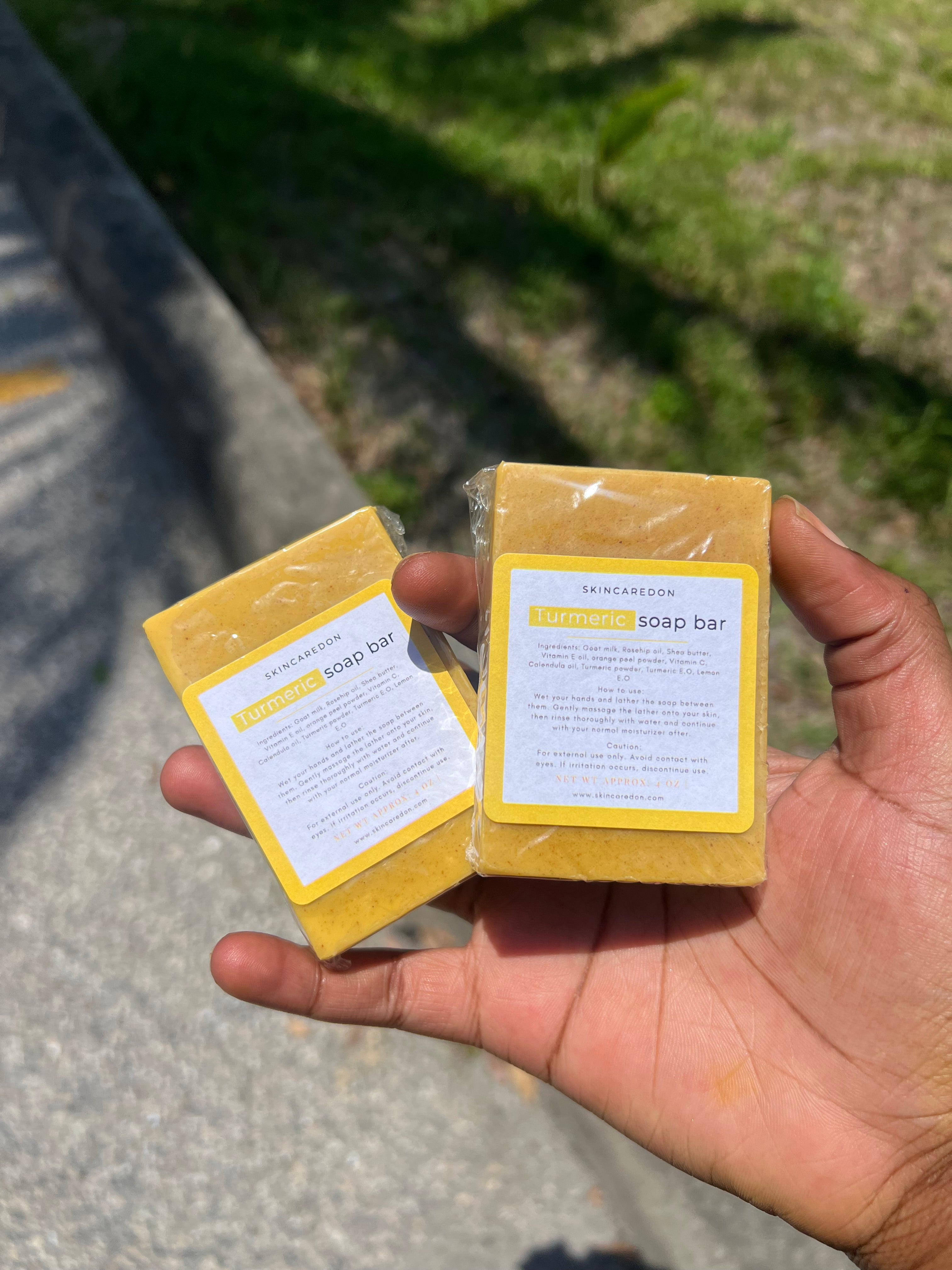 Turmeric & lemon soap