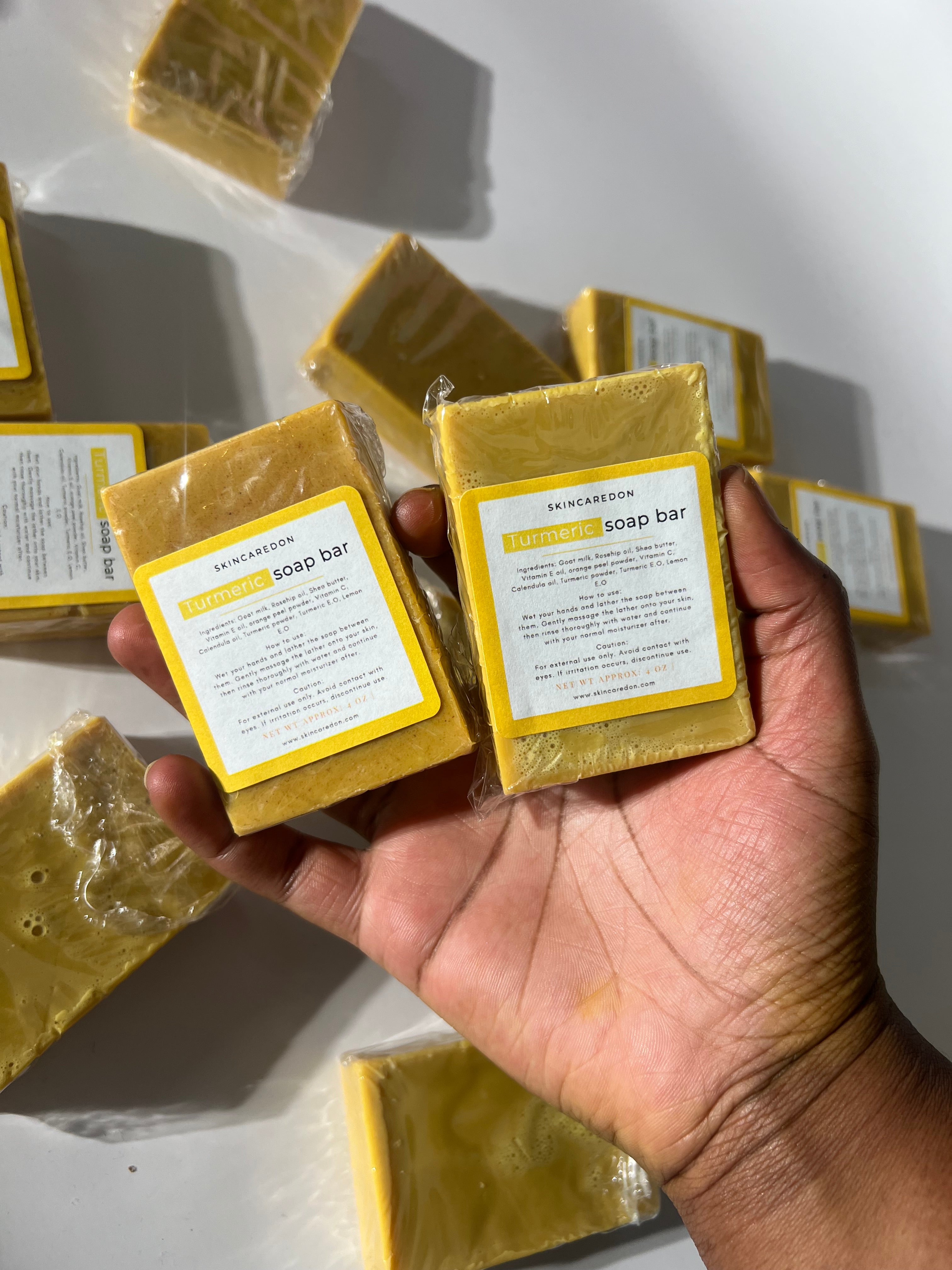 Turmeric & lemon soap